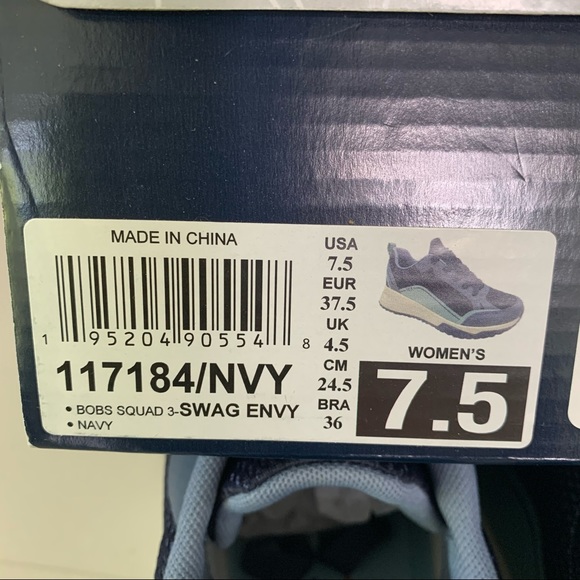 Skechers Women’s Bobs Squad 3 - Swag Envy Running Sneakers US 7.5 M MINT - Picture 7 of 9